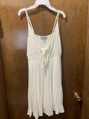 Almost Famous white Tie-Front Dress